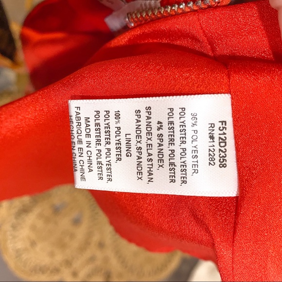 Adelyn Rae Asymmetrical Crepe Fit and Flare Dress - Picture 12 of 13